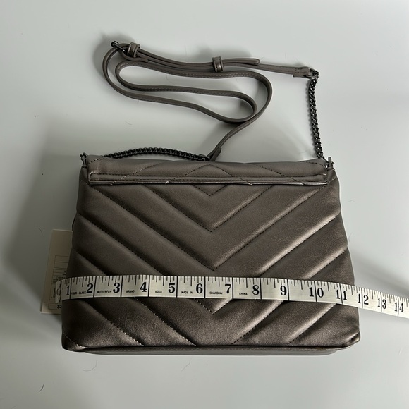 A New Day Quilted Boxy Crossbody Bag - Metallic Gray - Picture 8 of 14
